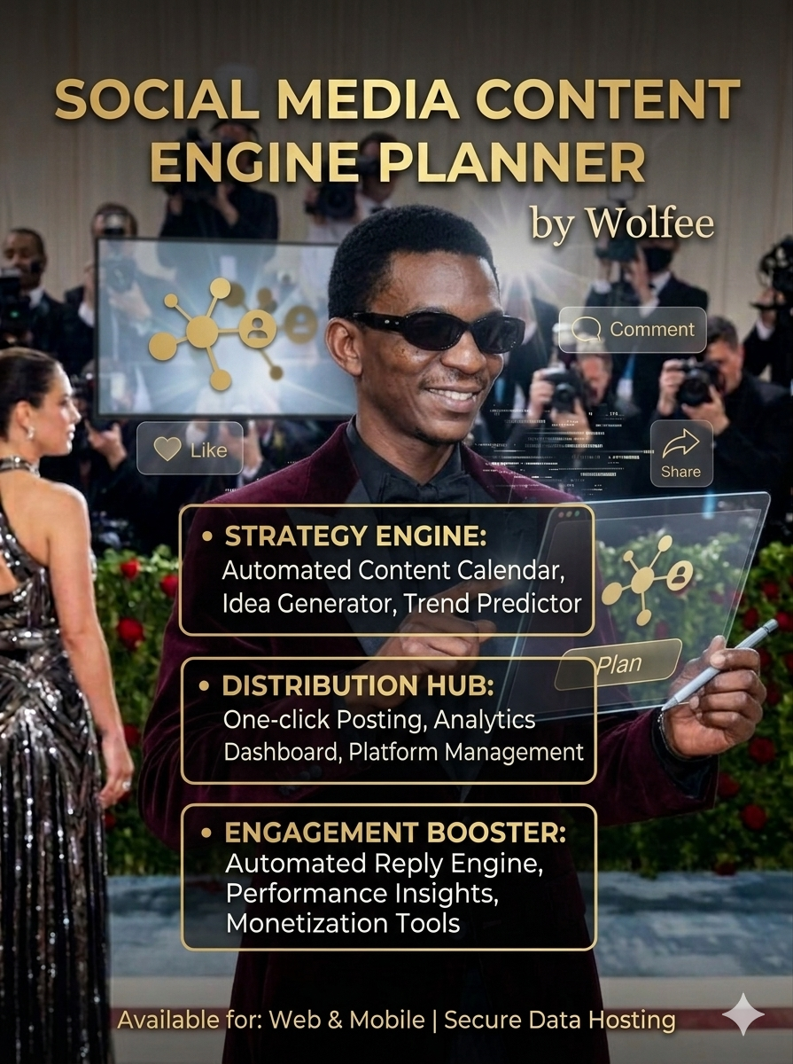 Social media content engine planner
