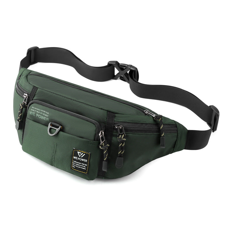 Wholesale New Fashion Chest Bag Outdoor Sports Waist Bag Mobile Phone Bag Men's Casual Crossbody Bag Cashier Bag Simple Backpack