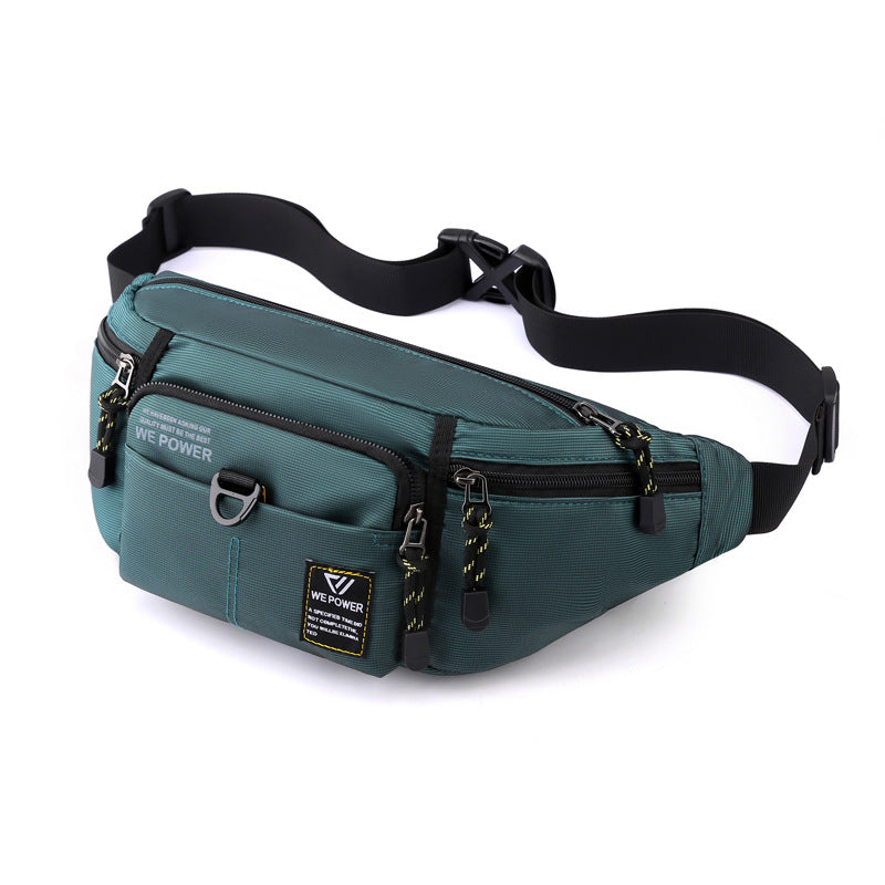 Wholesale New Fashion Chest Bag Outdoor Sports Waist Bag Mobile Phone Bag Men's Casual Crossbody Bag Cashier Bag Simple Backpack