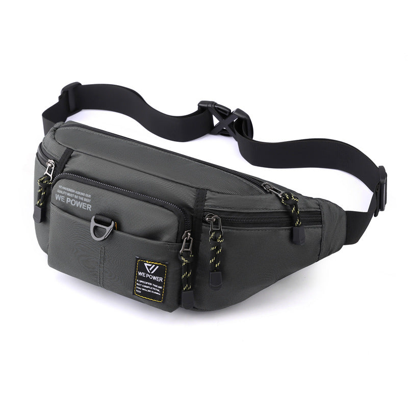 Wholesale New Fashion Chest Bag Outdoor Sports Waist Bag Mobile Phone Bag Men's Casual Crossbody Bag Cashier Bag Simple Backpack