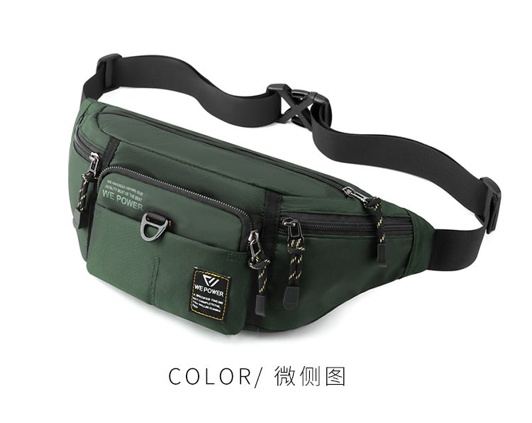 Wholesale New Fashion Chest Bag Outdoor Sports Waist Bag Mobile Phone Bag Men's Casual Crossbody Bag Cashier Bag Simple Backpack