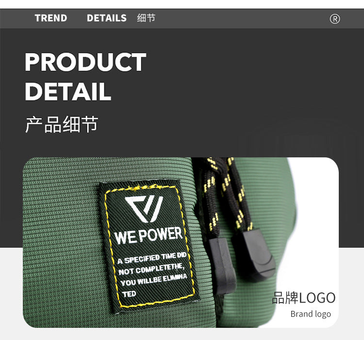 Wholesale New Fashion Chest Bag Outdoor Sports Waist Bag Mobile Phone Bag Men's Casual Crossbody Bag Cashier Bag Simple Backpack