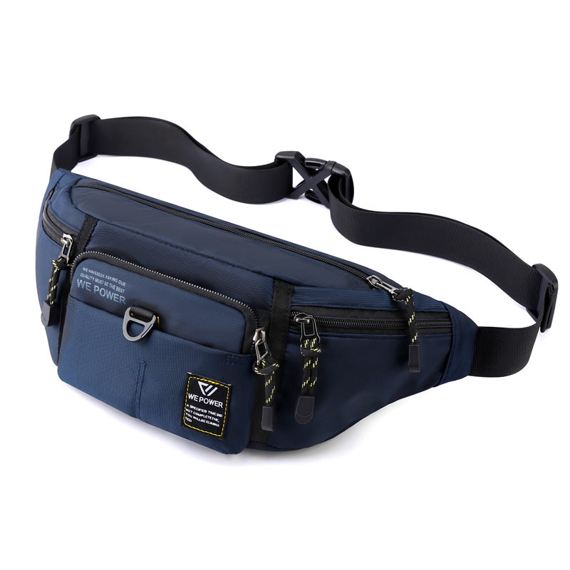 Wholesale New Fashion Chest Bag Outdoor Sports Waist Bag Mobile Phone Bag Men's Casual Crossbody Bag Cashier Bag Simple Backpack
