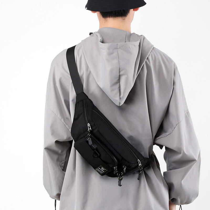 Wholesale New Fashion Chest Bag Outdoor Sports Waist Bag Mobile Phone Bag Men's Casual Crossbody Bag Cashier Bag Simple Backpack