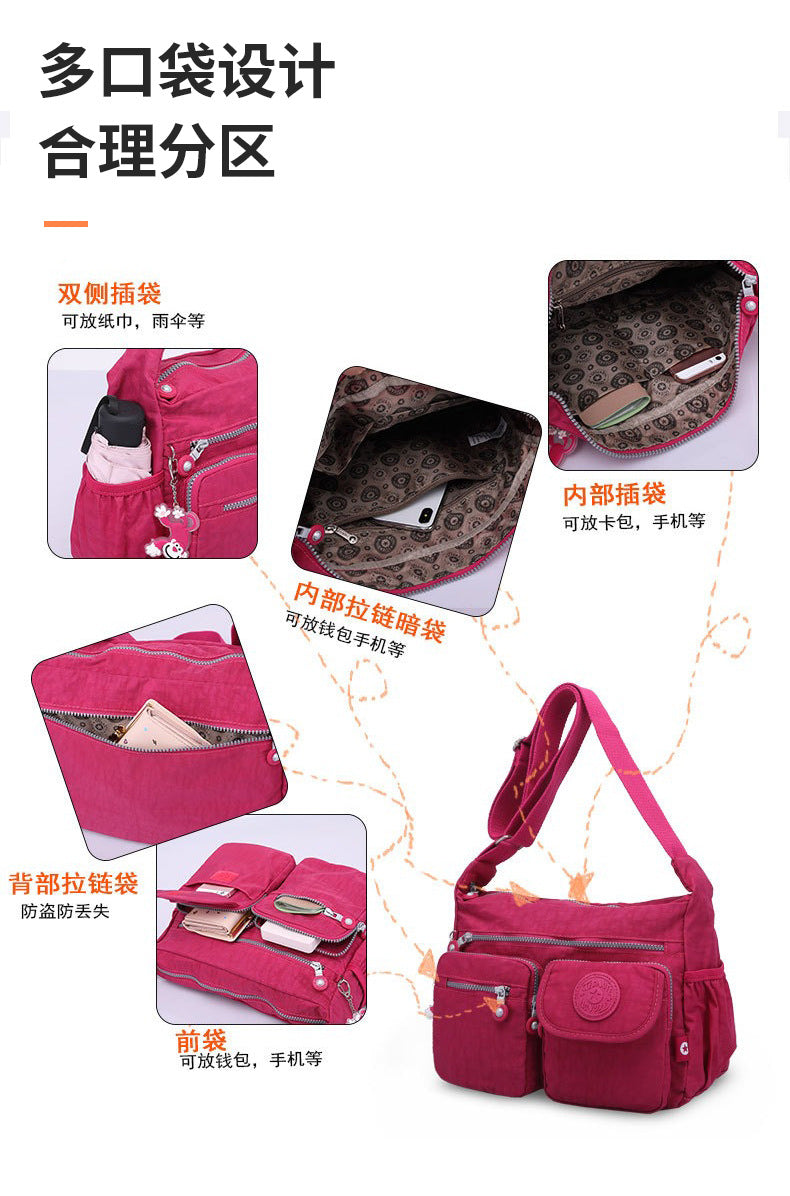 Tigaote's New Water-Repellent Bag, Crossbody Women's Bag, Medium Shoulder Bag, Korean Style Trendyy Women's Crossbody Bag
