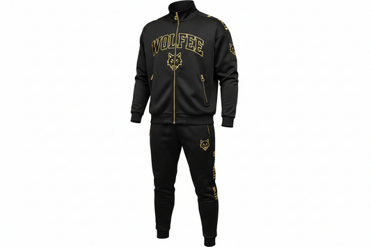 Wolflee Premium Gold Tracksuit